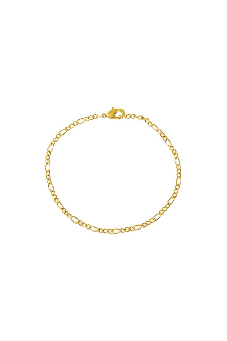 Baby Figaro Chain Bracelet, Main, color, Gold
