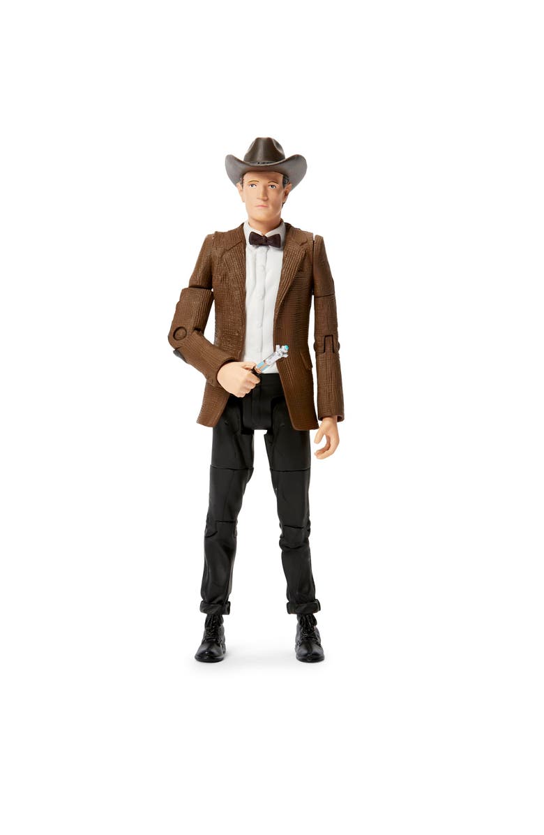 Toynk Doctor Who 11th Doctor in Cowboy Hat 5.5" Action Figure, Main, color, Brown