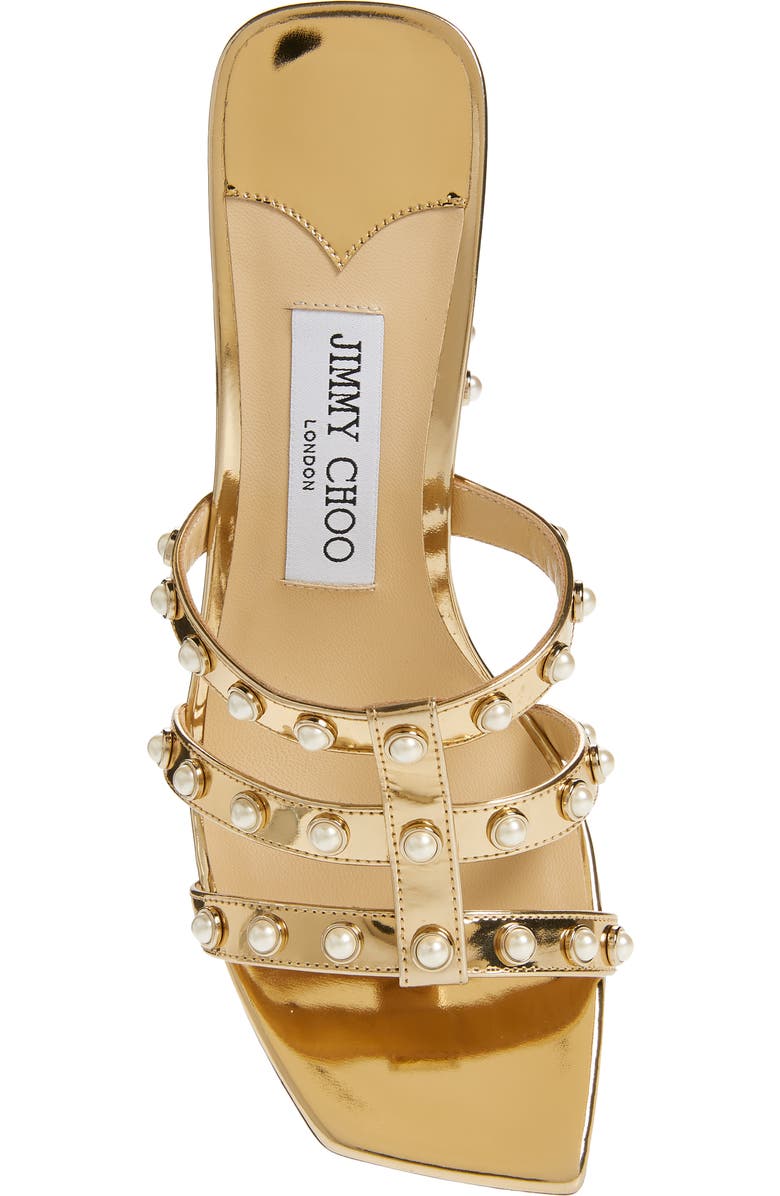 Jimmy Choo Hazal Cage Slide Sandal, Alternate, color,