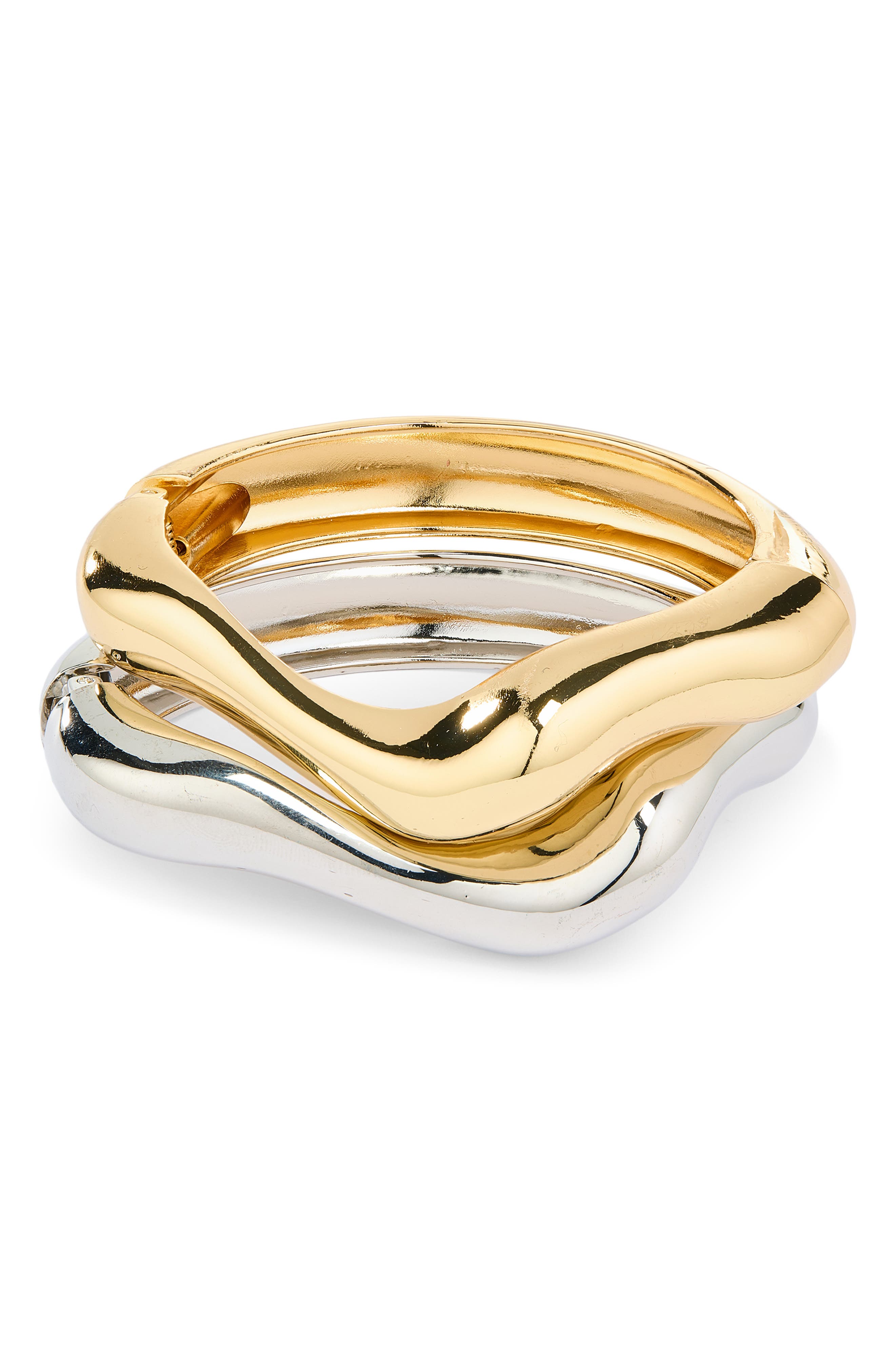 NATASHA Set of 2 Molten Bracelets