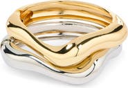 NATASHA Set of 2 Molten Bracelets