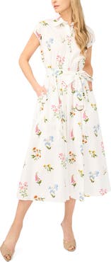 Ted Baker Riley Drop Shoulder Cotton Shirtdress