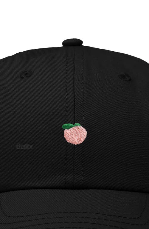 Dalix Lil Peach Dad Cap In Black
