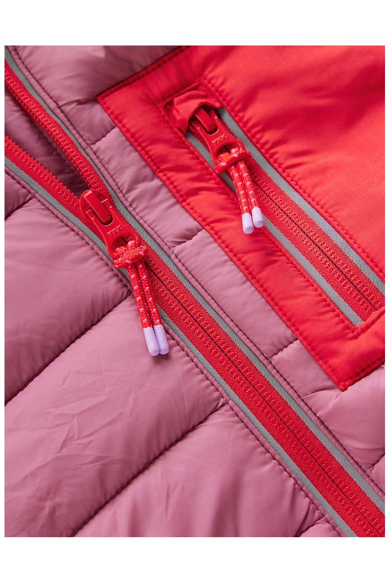 Kids' Packable Padded Jacket, Alternate, color, PINK HEATHER