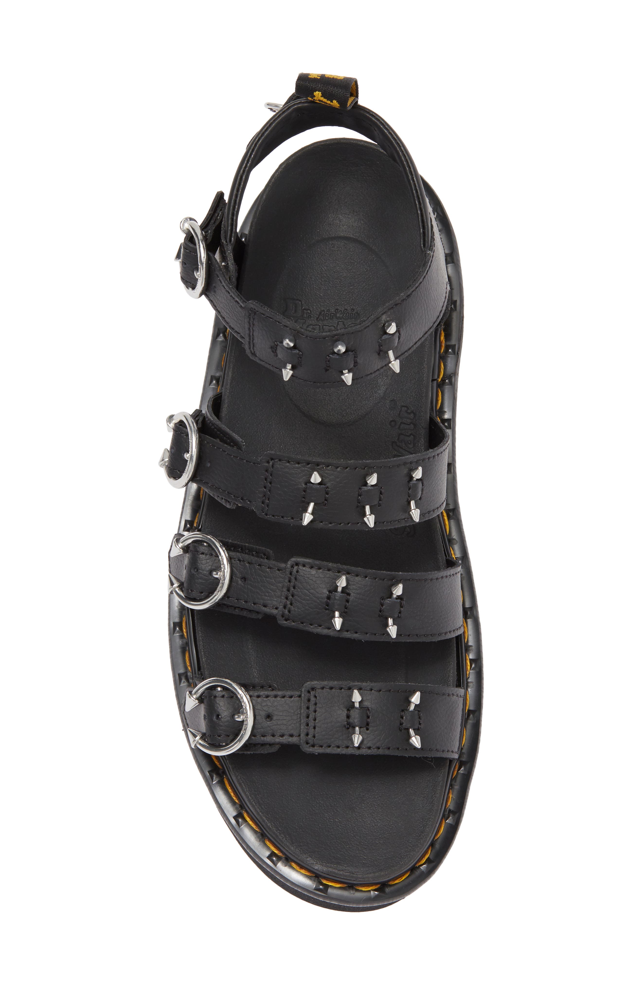 Blaire Quad Platform Strappy Sandal, Alternate, color, BLACK ATHENA