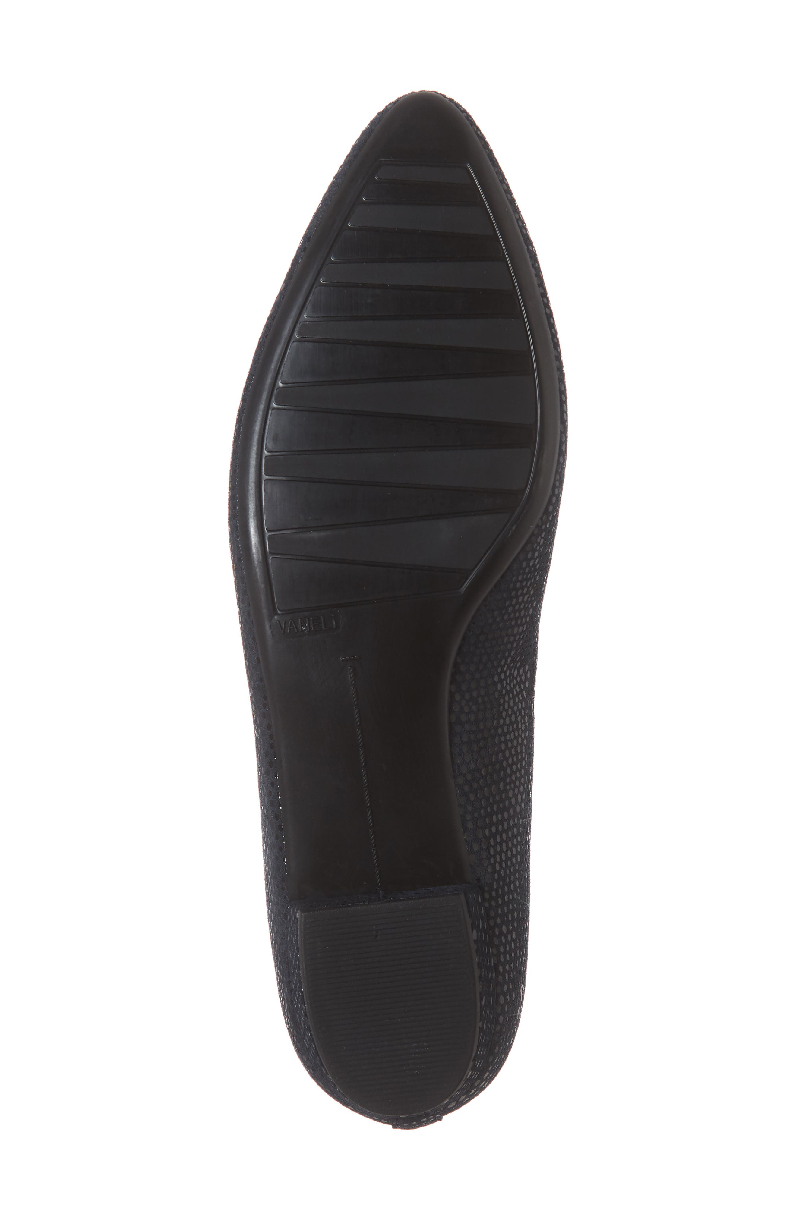 'Ganet' Pointy Toe Flat, Alternate, color, NAVY LEATHER