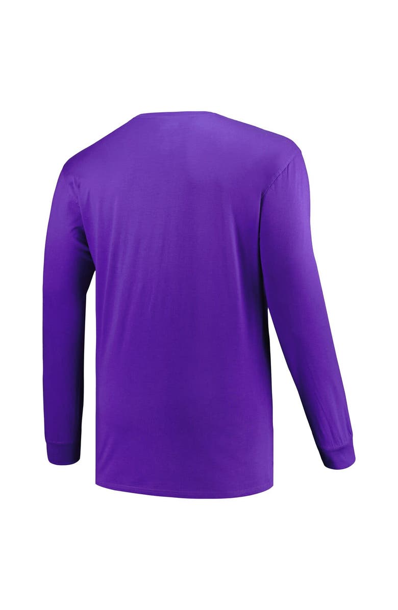 Champion Men's Champion Purple LSU Tigers Big & Tall Arch Long Sleeve T-Shirt, Alternate, color, 