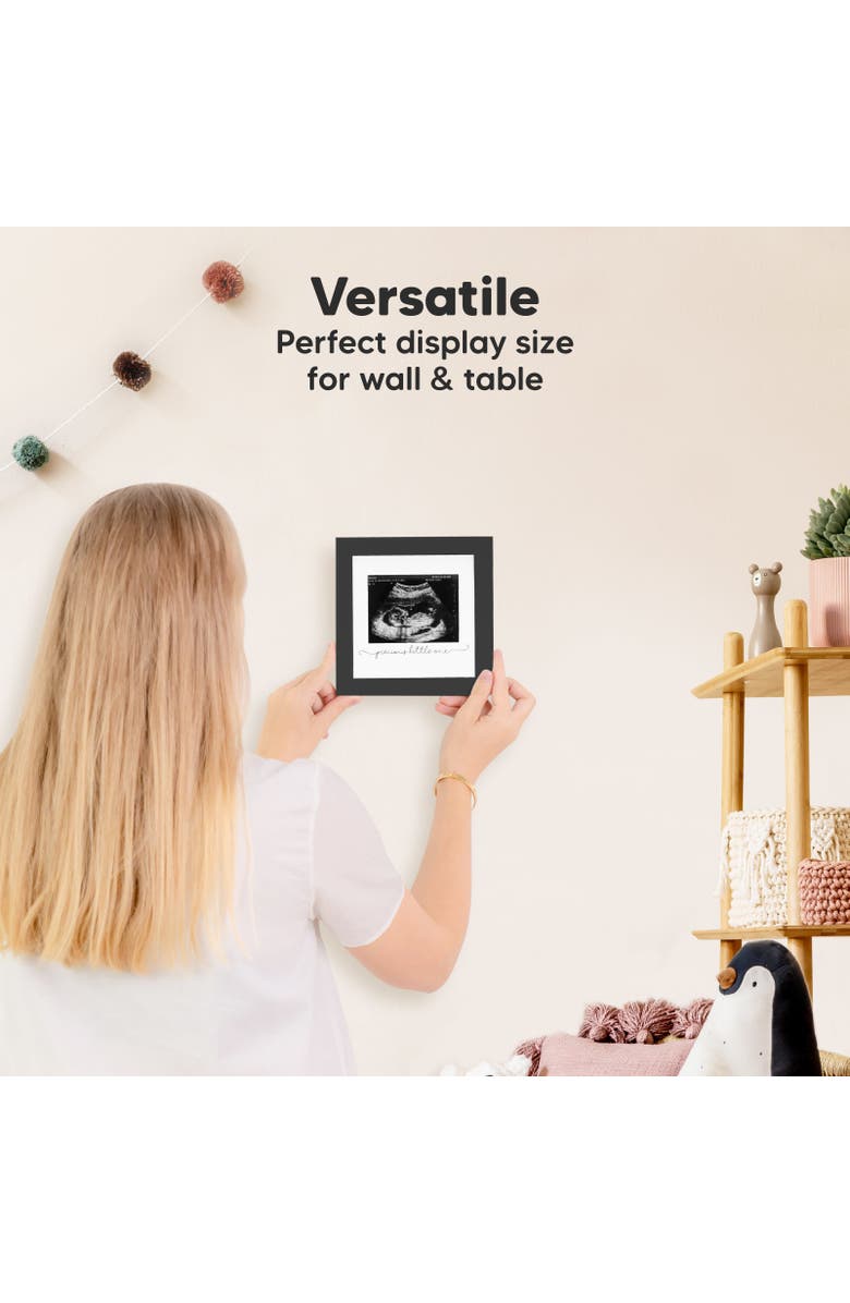 KeaBabies Solo Baby Sonogram Frame, Alternate, color, Onyx Black