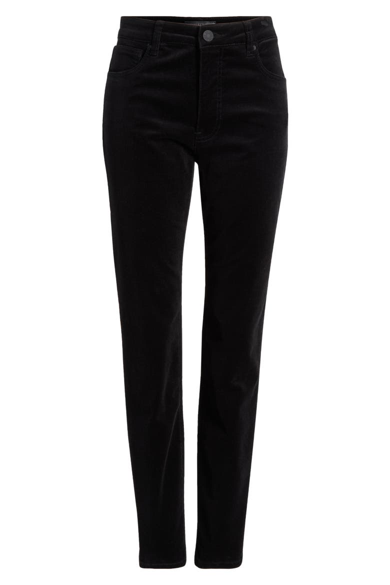 Rachael High Waist Corduroy Mom Jeans, Alternate, color, BLACK JM