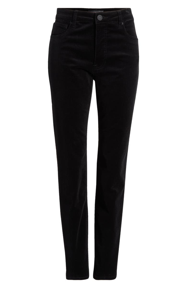 KUT from the Kloth Rachael High Waist Corduroy Mom Jeans, Alternate, color, Black