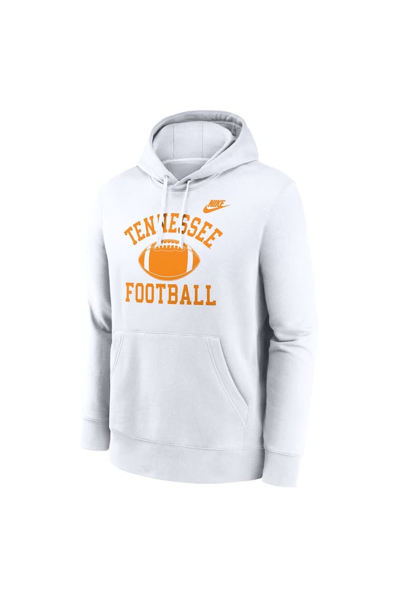 Men's Nike White Tennessee Volunteers Legacy Football Icon Club Fleece Pullover Hoodie, Alternate, color, White