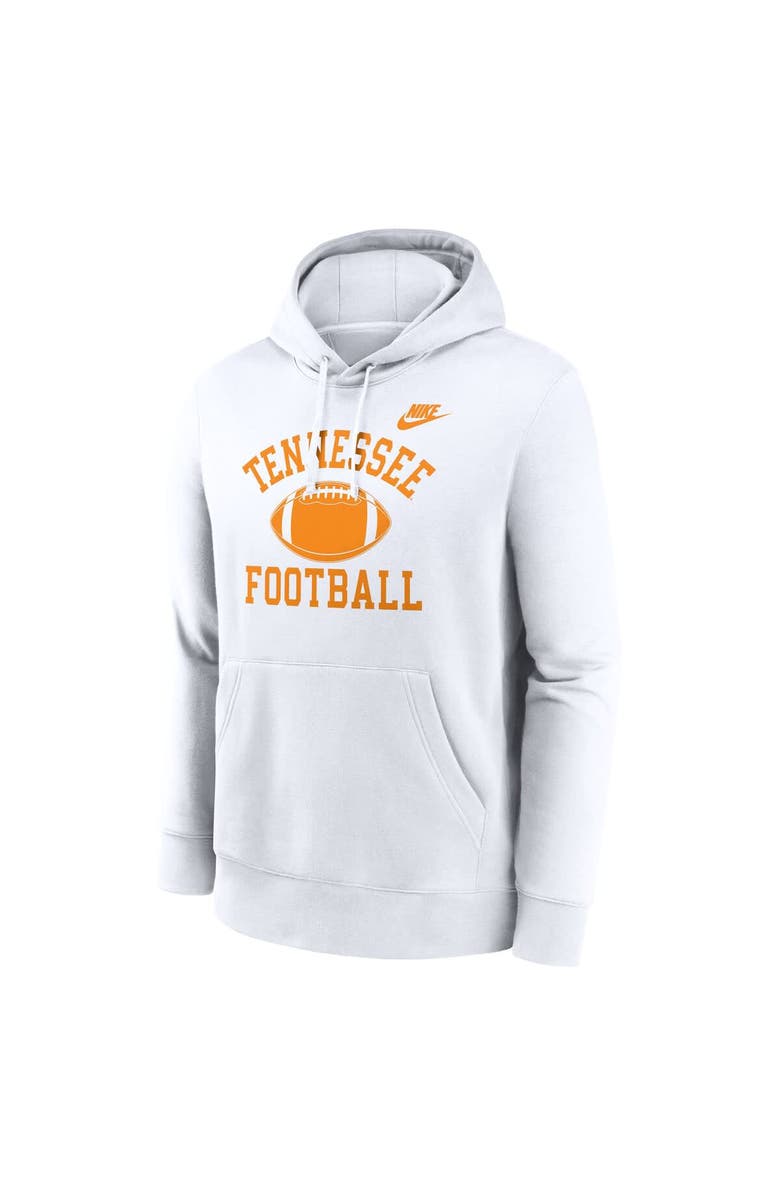 Nike Men's Nike White Tennessee Volunteers Legacy Football Icon Club Fleece Pullover Hoodie, Alternate, color, White