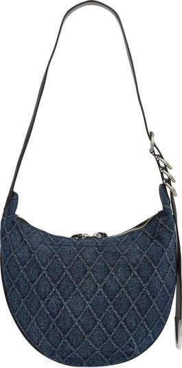 Mini Spire Denim Hobo Bag