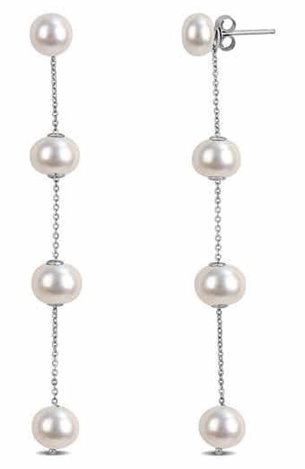 Freshwater Cultured Pearl Drop Earrings