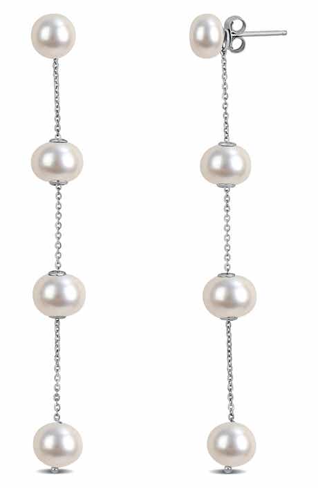 Freshwater Cultured Pearl Drop Earrings