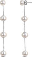 DELMAR Freshwater Cultured Pearl Drop Earrings