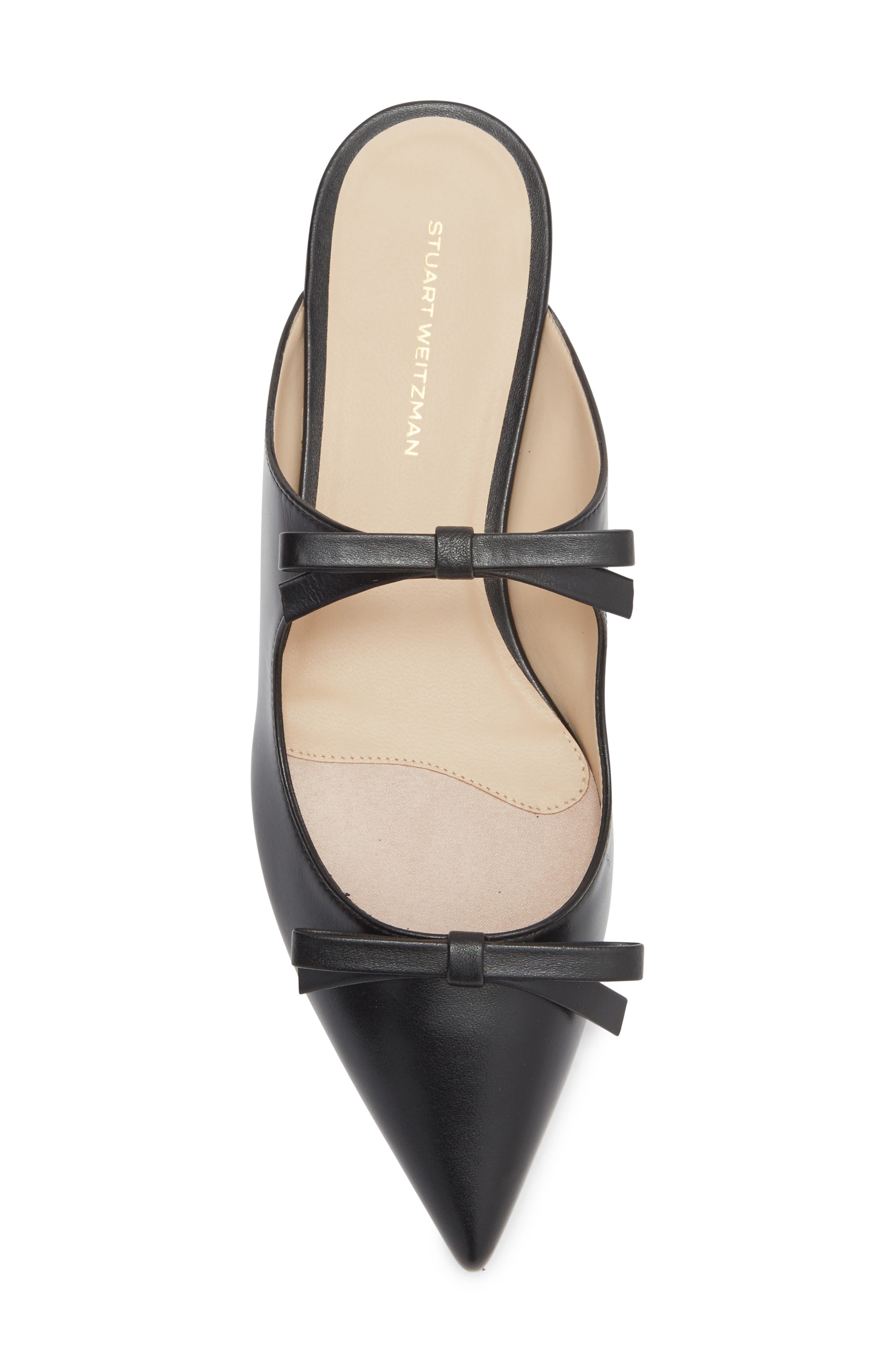 Stuart Weitzman Reese Flat, Alternate, color, Black
