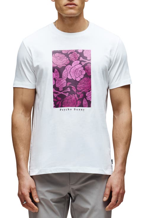 Rowen Floral Bunny Pima Cotton Graphic T-Shirt