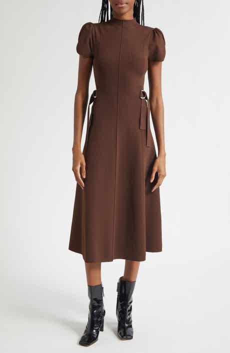 Compact Rib Midi Dress