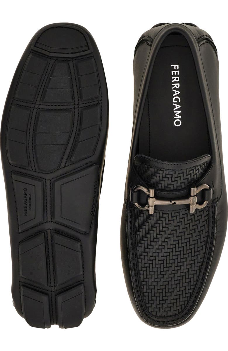 FERRAGAMO Parigi Bit Driving Shoe, Alternate, color, Nero Nero Nero