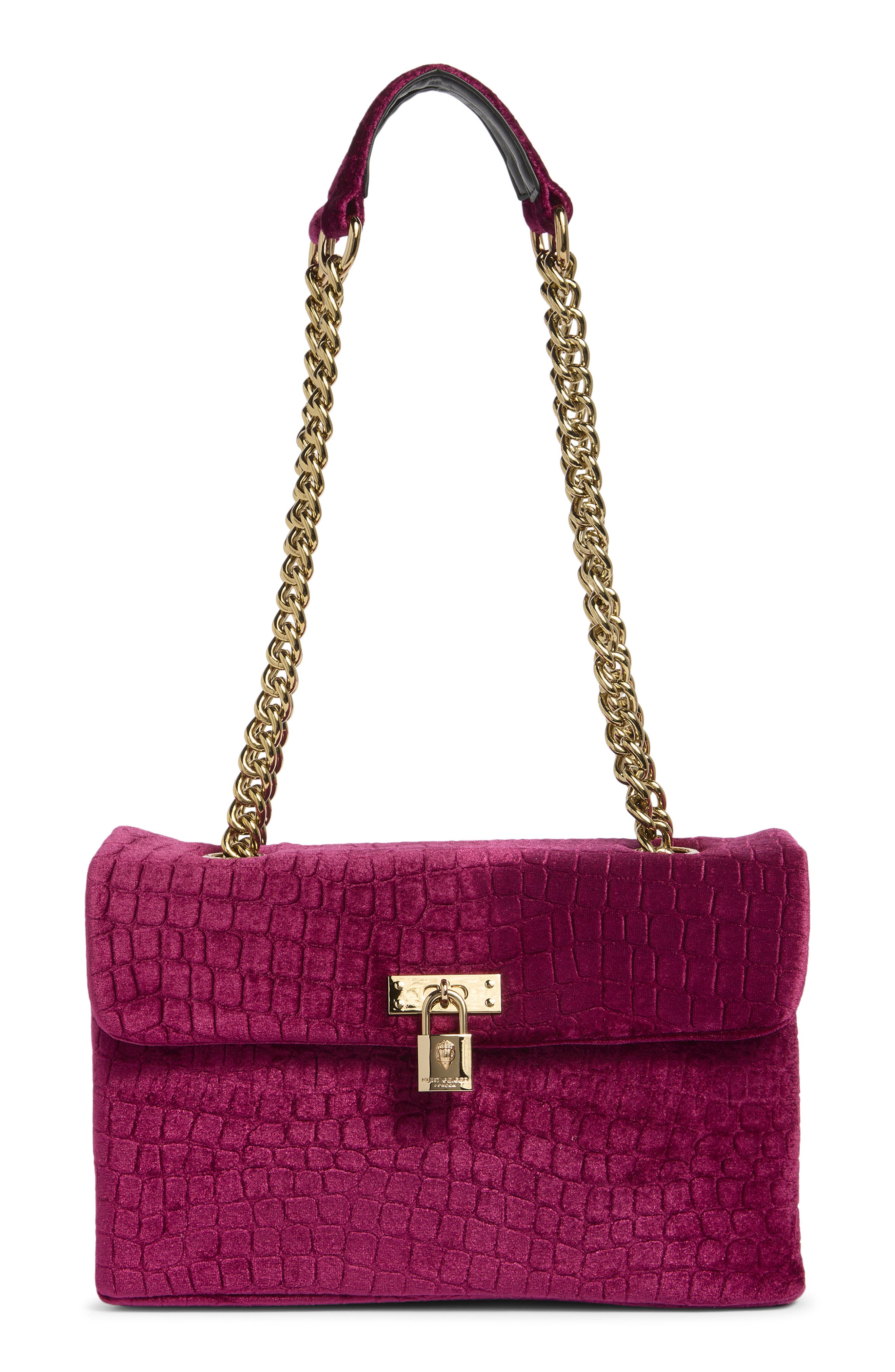 Kurt Geiger London Velvet Brixton Shoulder Bag