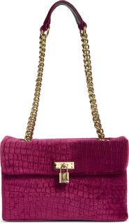 Kurt Geiger London Velvet Brixton Shoulder Bag