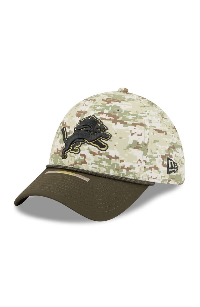 New Era Men's New Era  Camo Detroit Lions 2025 Salute to Service 39THIRTY Flex Hat, Alternate, color, Camo