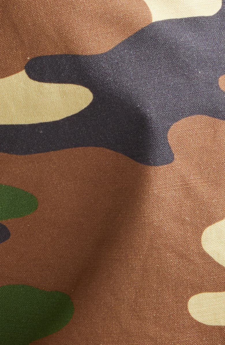 JW Anderson Camo Cotton Straight Leg Cargo Pants, Alternate, color, Brown/ Green