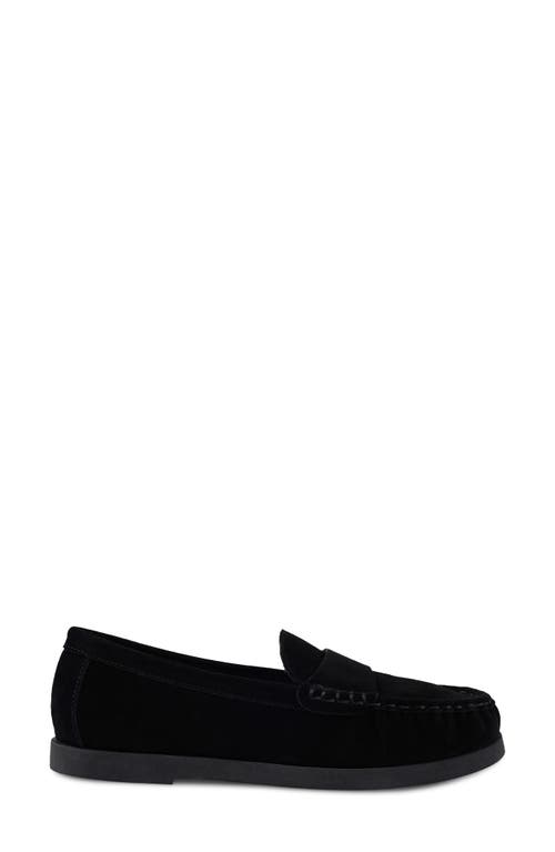 National Comfort Shivers Loafer In Black Suede