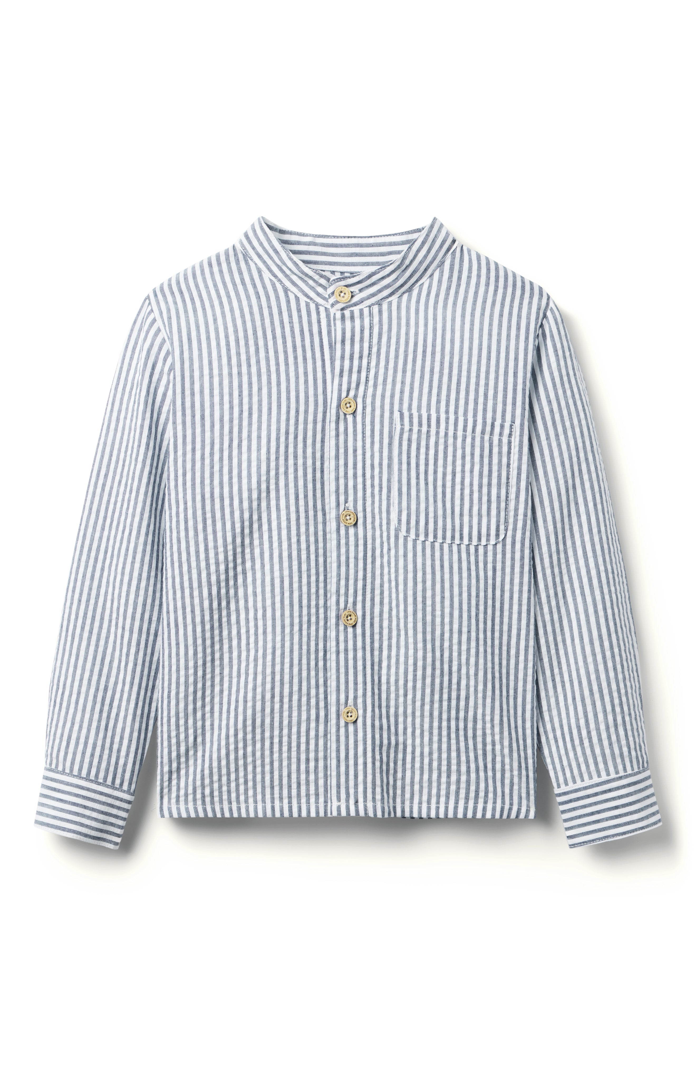 Navy Ticking Stripe