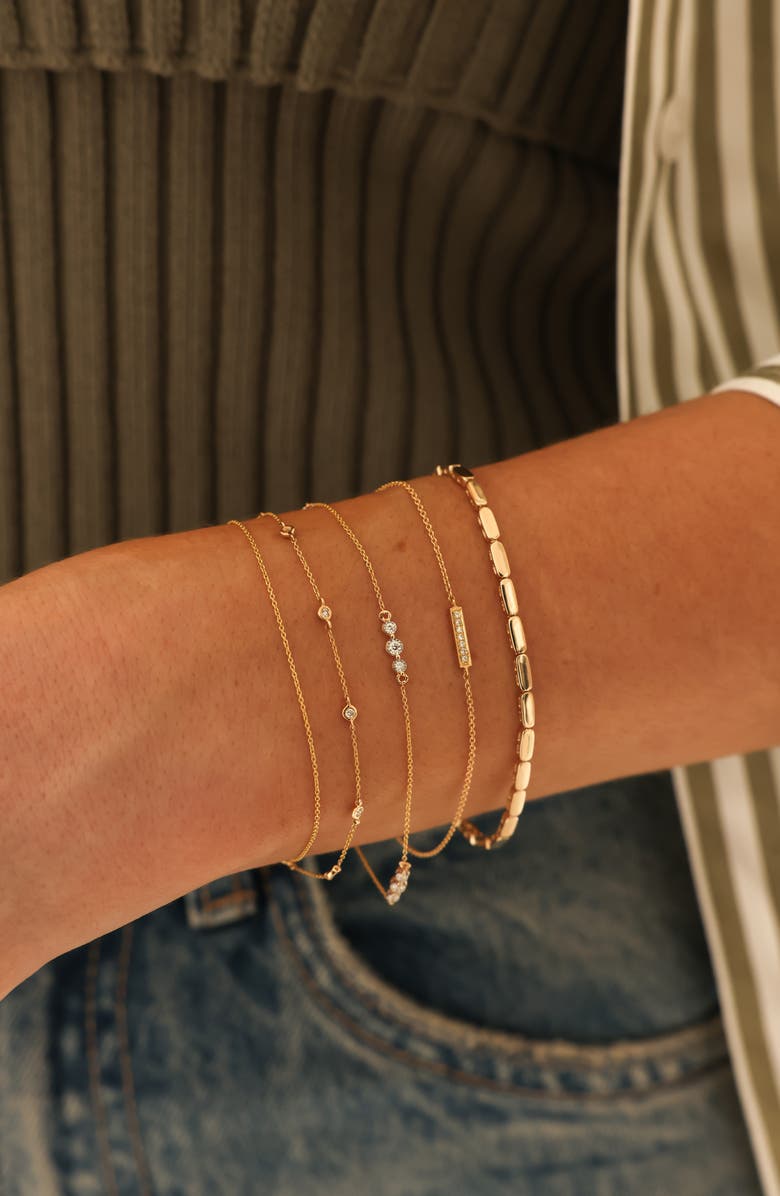 Dana Rebecca Designs Ava Bea Diamond Trio Bracelet, Alternate, color, 