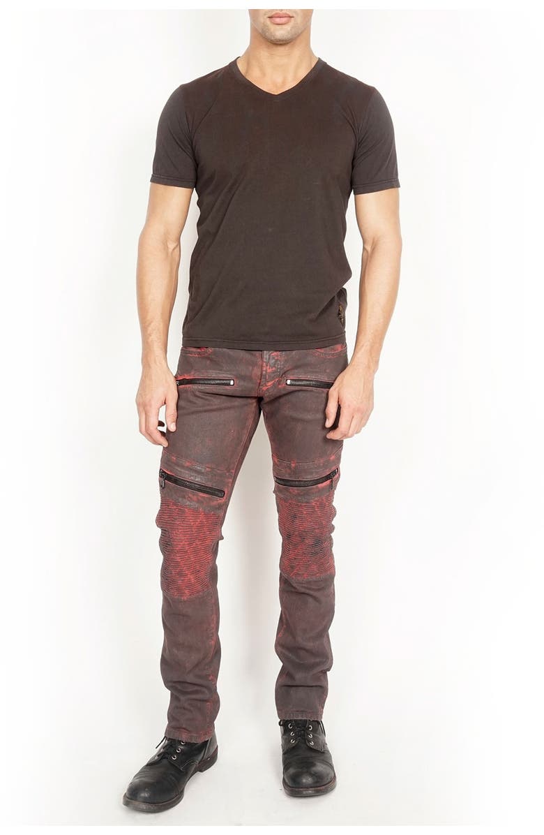 Cult of Individuality Greaser Moto Jeans, Alternate, color,