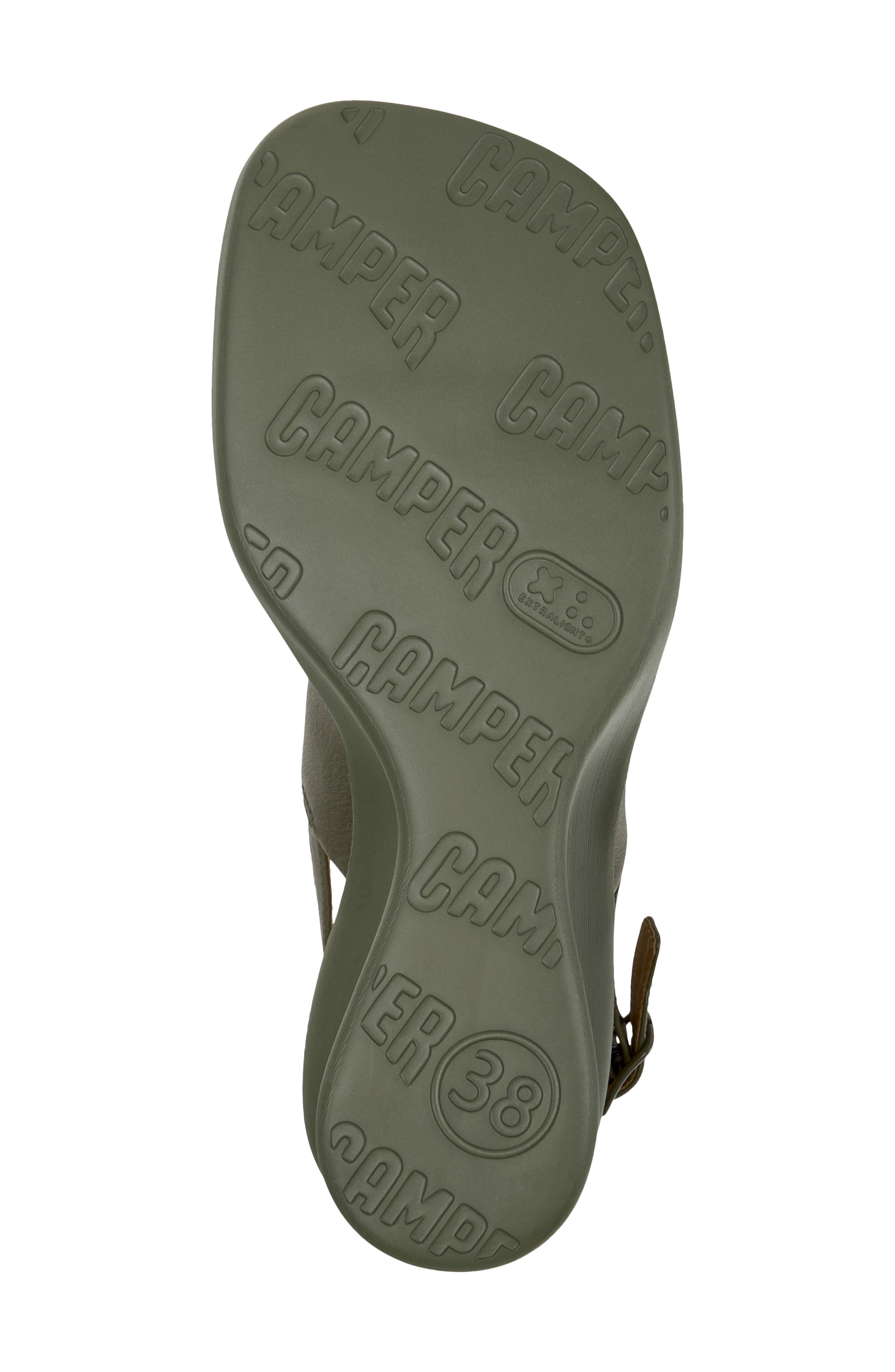 Louise Slingback Wedge Sandal, Alternate, color, MEDIUM GREEN