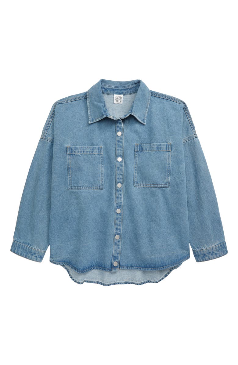 seed heritage Denim Shirt, Main, color, 