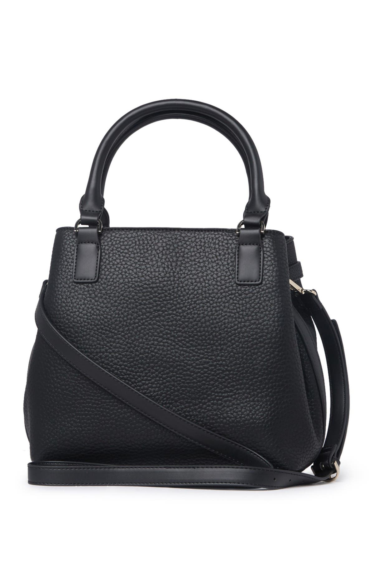 Freddie Small Satchel Bag, Alternate, color, BLACK