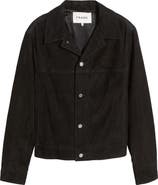FRAME Suede Trucker Jacket
