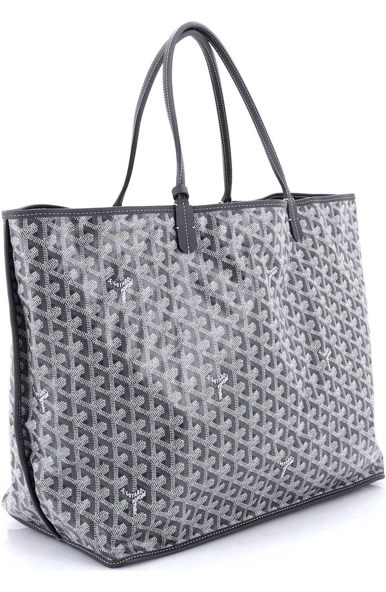 Pre-Owned Goyard Anjou Reversible Tote Coated Canvas GM, Alternate, color, Gray