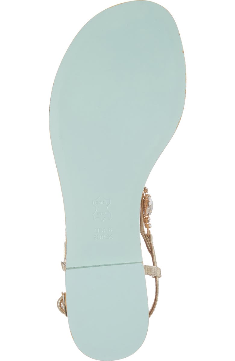 Bella Belle Luna Embellished T-Strap Sandal, Alternate, color,