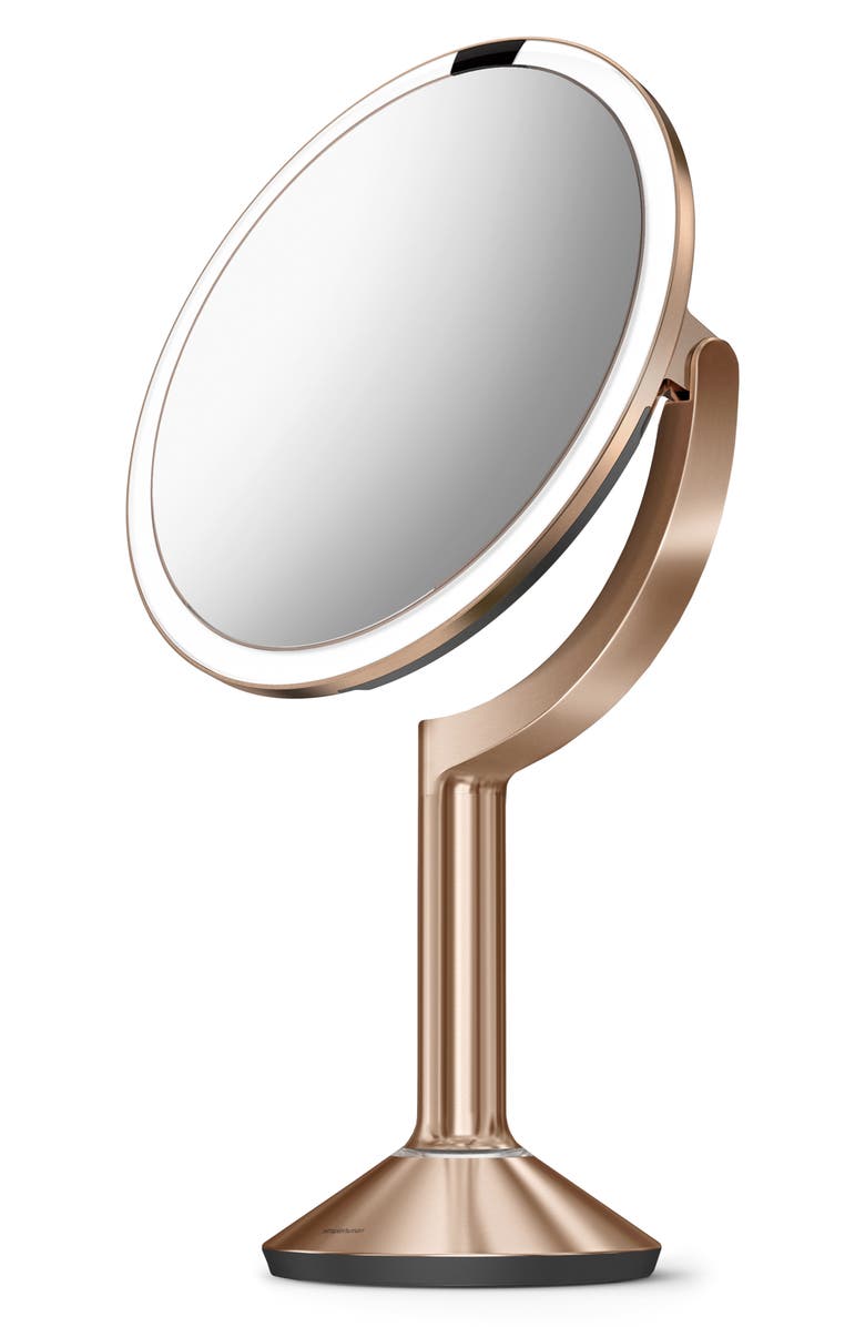 simplehuman Sensor Mirror, Alternate, color, Rose Gold