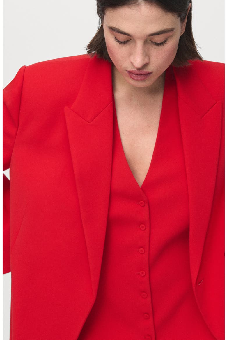 Tie Blazer, Alternate, color, RED
