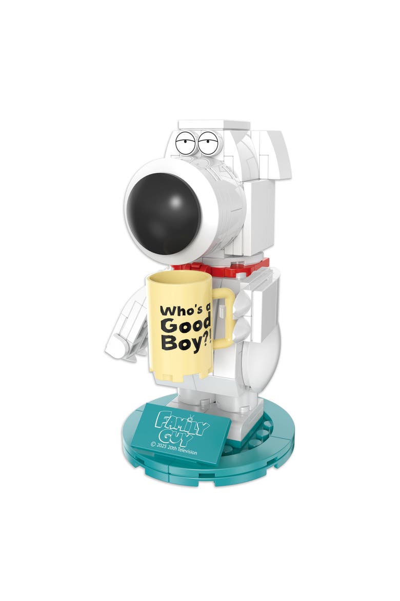 Family Guy Brian Griffin Building Set, Alternate, color, Red