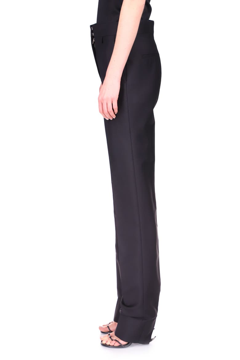 High Waist Slim Fit Pants, Alternate, color, BLACK