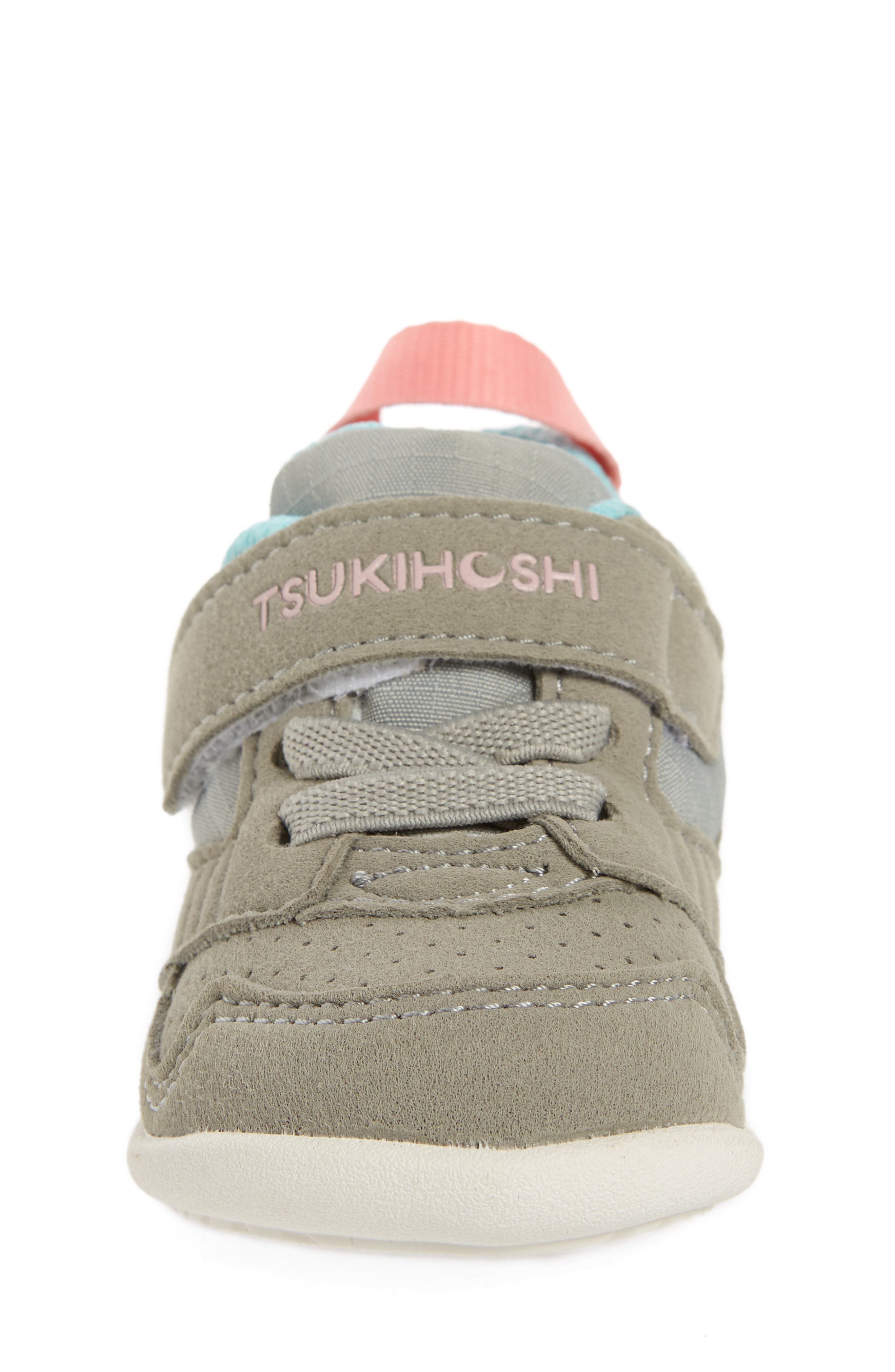 Tsukihoshi Racer Washable Sneaker, Alternate, color, Gray/ Pink