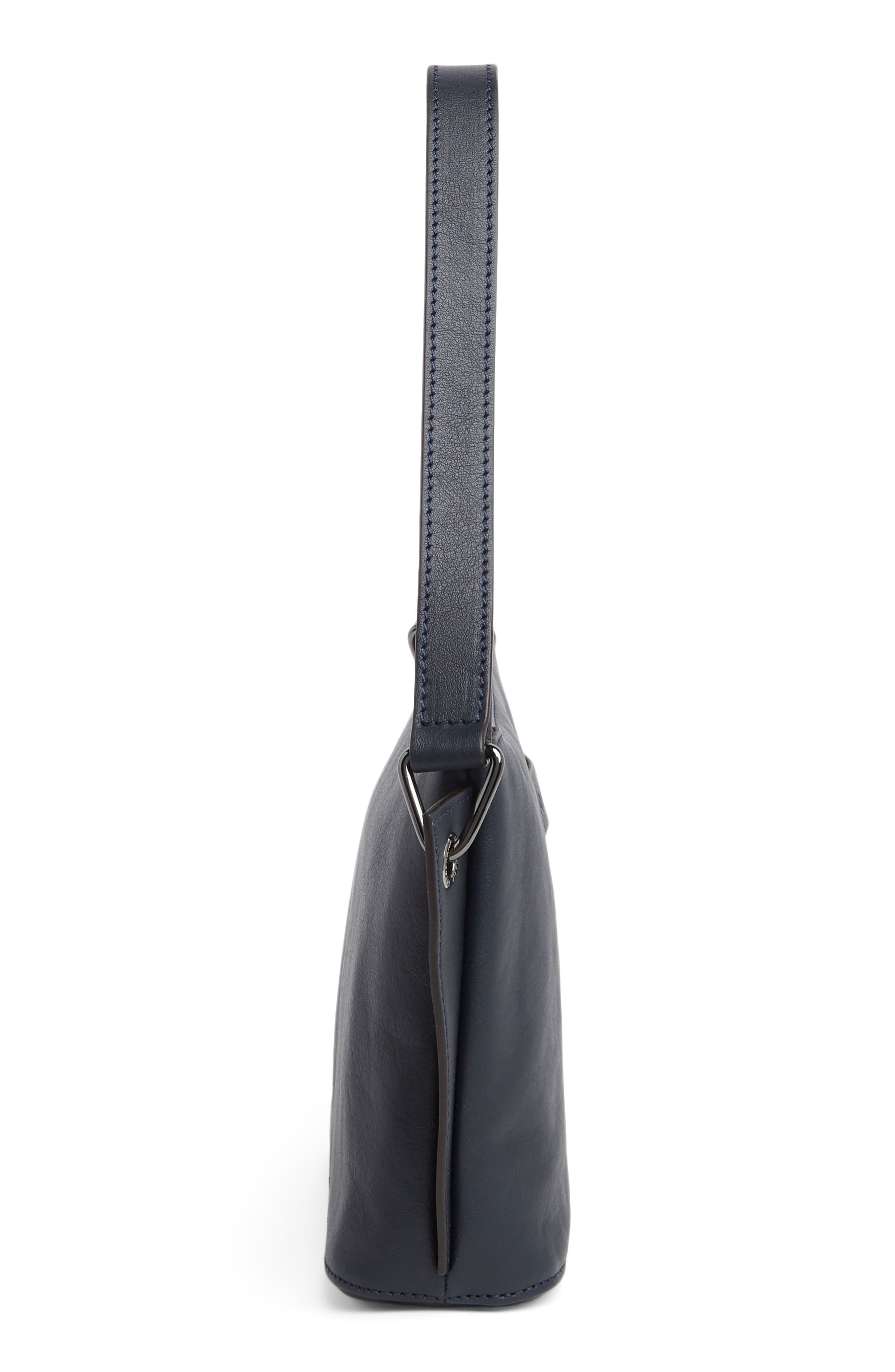 Longchamp 3D Seam Leather Shoulder Bag, Alternate, color, 