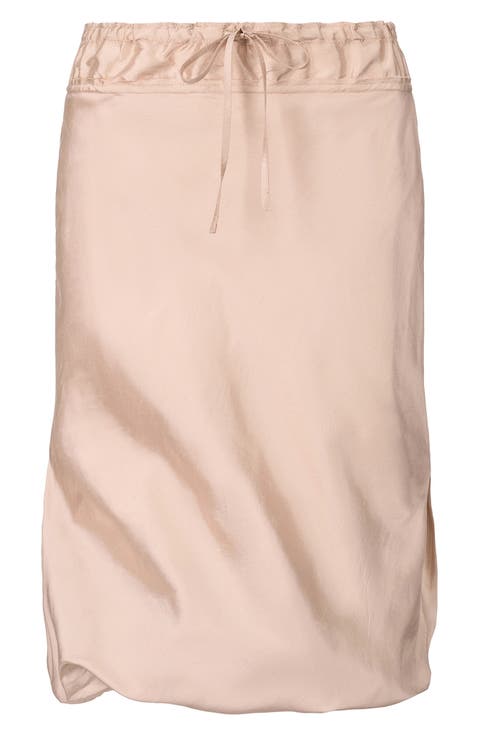 Odette Silk Midi Skirt
