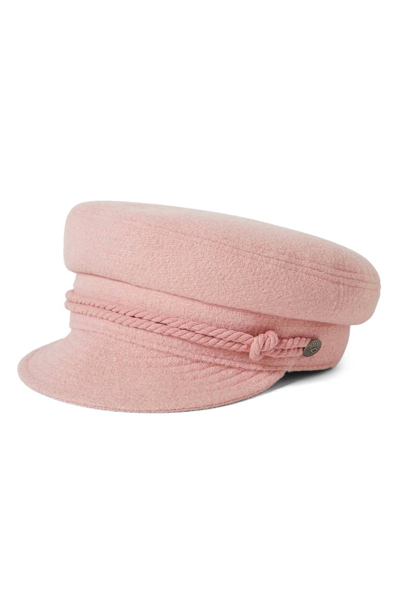 Brixton Kayla Bouclé Cap, Main, color, Soft Pink Boucle