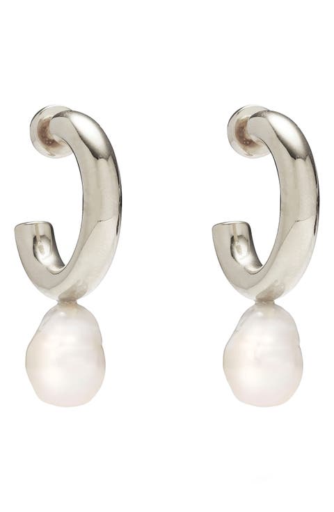 Isla Cultured Pearl Drop Earrings
