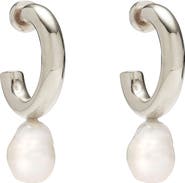 Lady Grey Isla Cultured Pearl Drop Earrings
