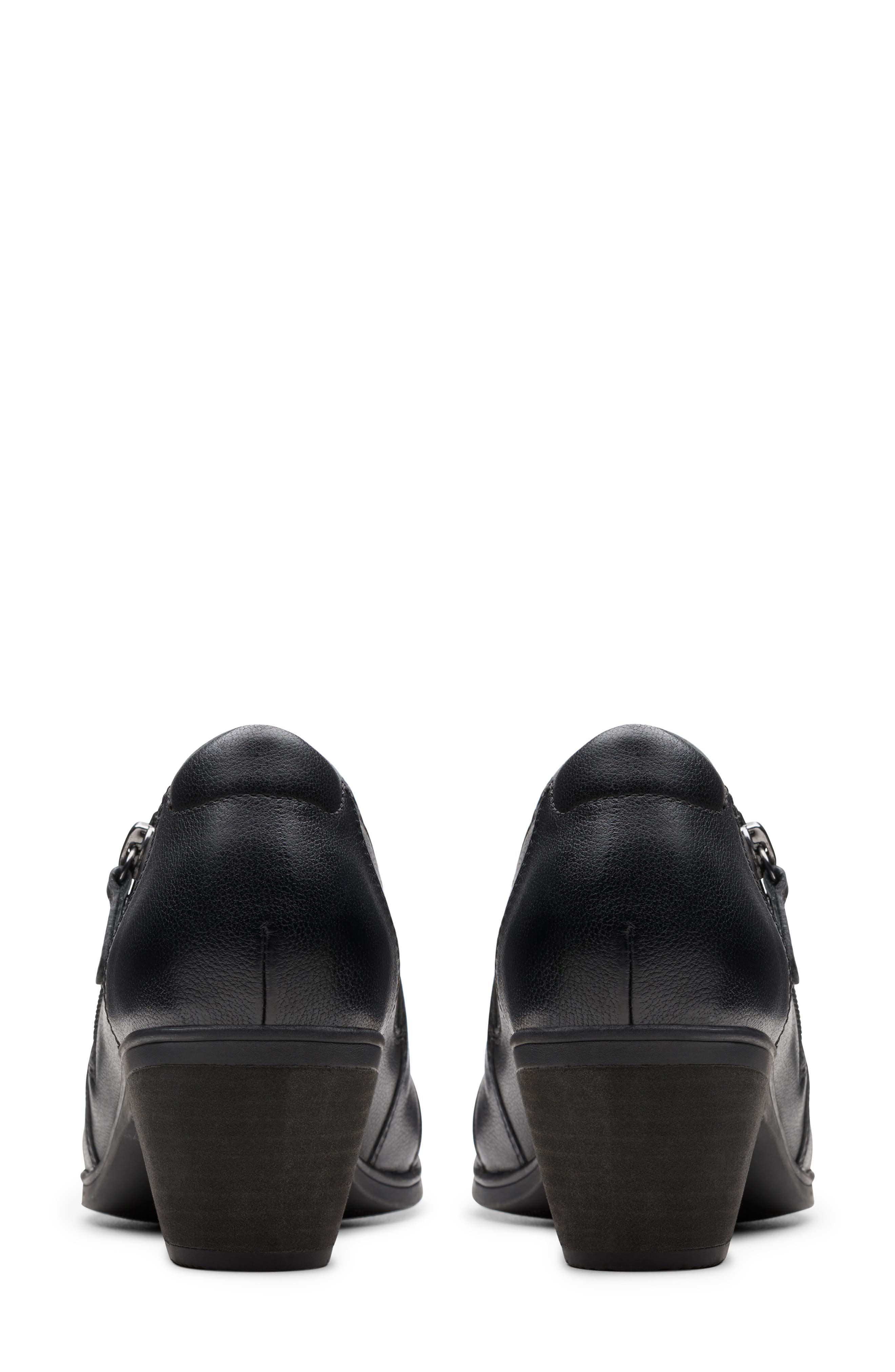 Emily2 Braley Leather Bootie, Alternate, color, BLACK LEATHER