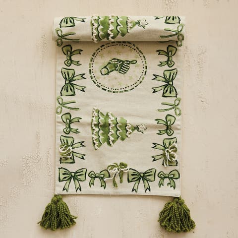 Trees Cotton & Linen Table Runner